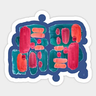 colorful abstract art Sticker